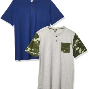 Boys And Toddlers’ Short Sleeve Henley T-shirts