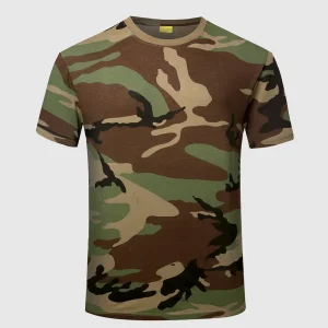 Custom Print Camo T-shirt for Men