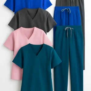 Doctors & Nurses Scrub Nursing Uniform Scrubs Sets Jogger Medical Nursing Scrubs Uniforms Sets