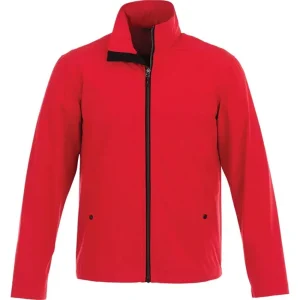 High Quality Unisex Soft Shell Jacket Red