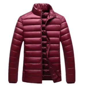 High Quality Zipper Winter Bomber Men Jacket Thin Ultra Light Men S Duck Down Jacket On The Cheap