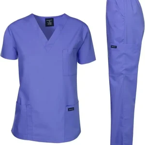 Medical Uniform Mens Scrub Set Medical Scrubs Top and Pants