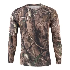 Mens Outdoor Camouflage Long Sleeve