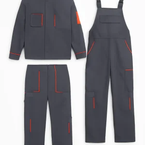 Men's Overall Boiler Suit Mechanic Coveralls Working Wear Sets for Men