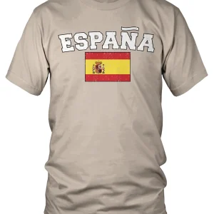 Mens Spanish Flag T-shirt Wholesale