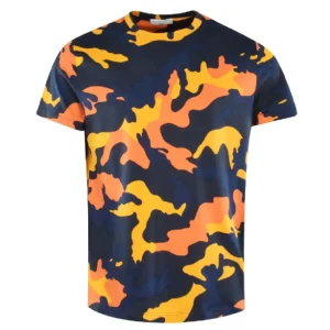 O Neck Camouflage T-shirt Cotton Men