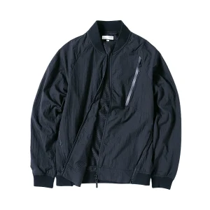 Top Quality Custom Mens Synthetic Fabrics With Mesh Lining Pullover Puffer Bomber Jacket