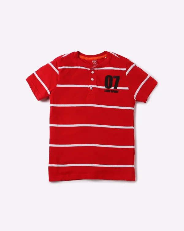 Triped Henley T-shirt Wholesale Factory Bangladesh