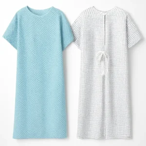 Unisex Hospital Patient Gown Reusable Isolation Gown Cotton Gowns