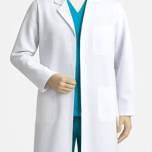 White Lab Coat for Men Women Doctor Dental Costume Scientist Coat Manufactuter