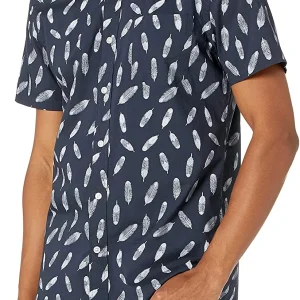 Wholesale Mens Slim Fit Short Sleeve Printed Poplin Shirt Manufacturers In Bangladesh Factory Supplier