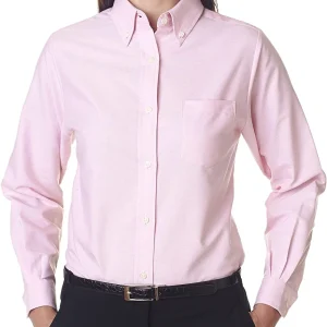 Wholesale Womens Wrinkle Free Long Sleeve Oxford Shirt Manufacturers In Bangladesh Factory Supplier