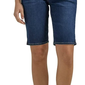 Womens Regular Fit Denim Bermuda Short From Bangladesh Garments Factory