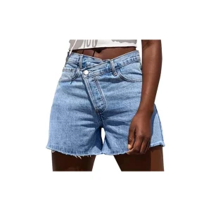 Womens Stretchy Denim Shorts From Bangladesh Garments Factory